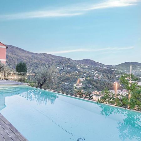 Recco Apartment With View And Pool Eksteriør bilde