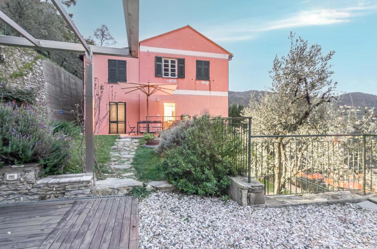 Recco Apartment With View And Pool Eksteriør bilde
