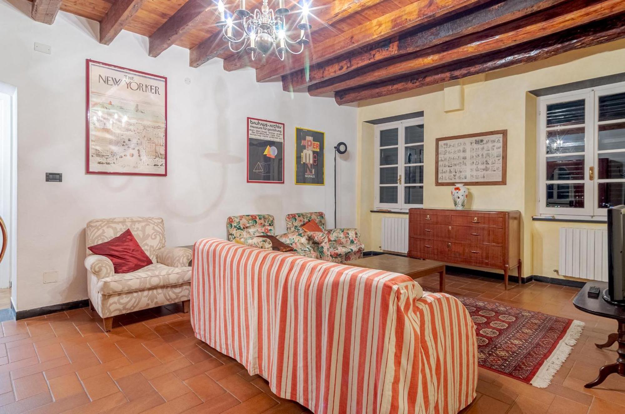 Recco Apartment With View And Pool Eksteriør bilde